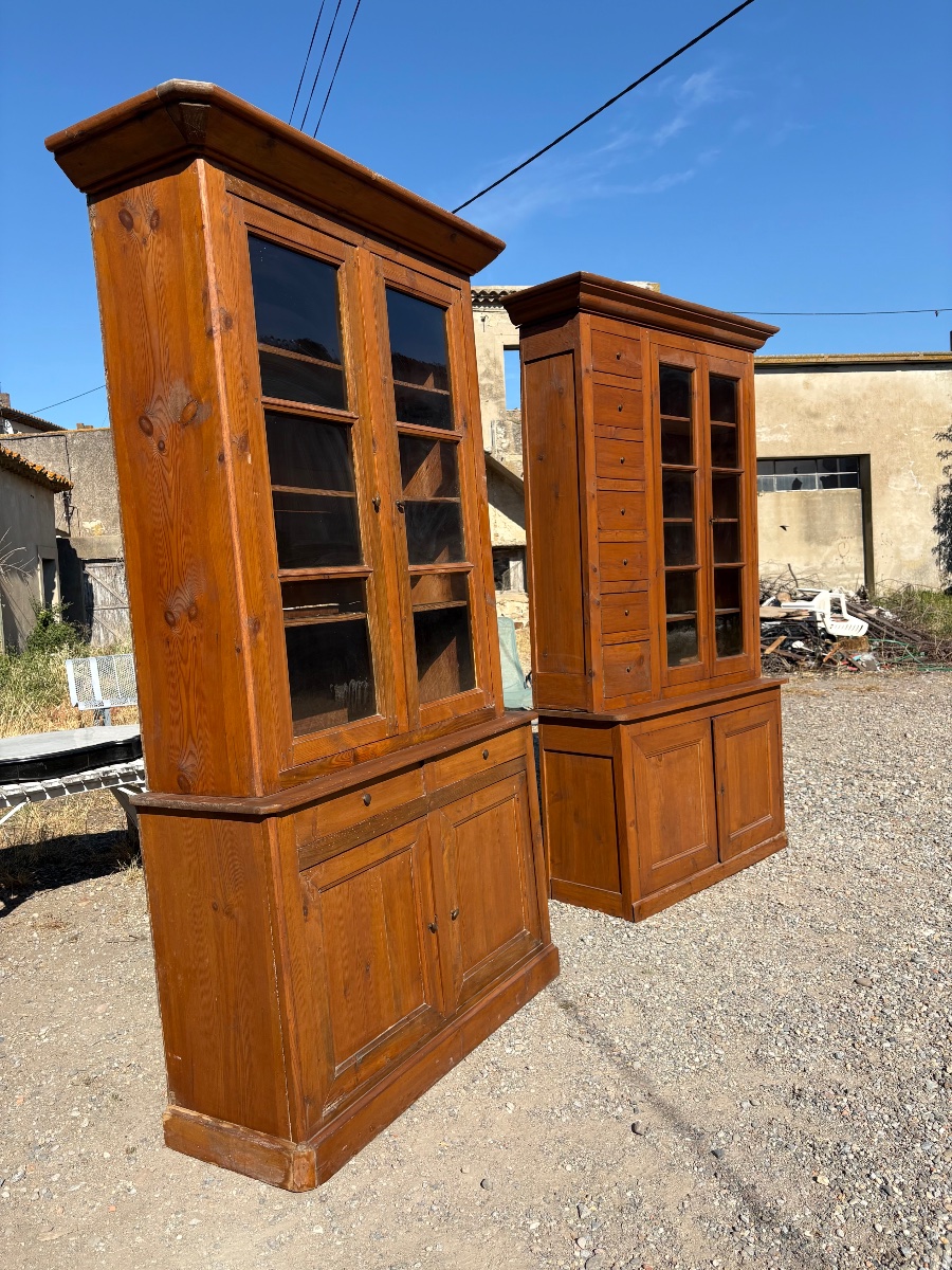 Pair Of 18th-century Directoire-style Bookcases-photo-5