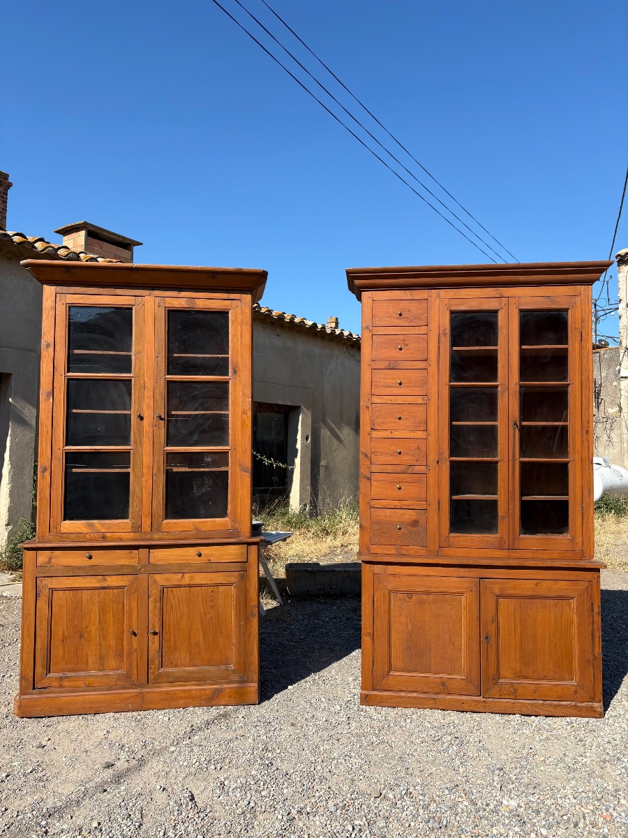 Pair Of 18th-century Directoire-style Bookcases