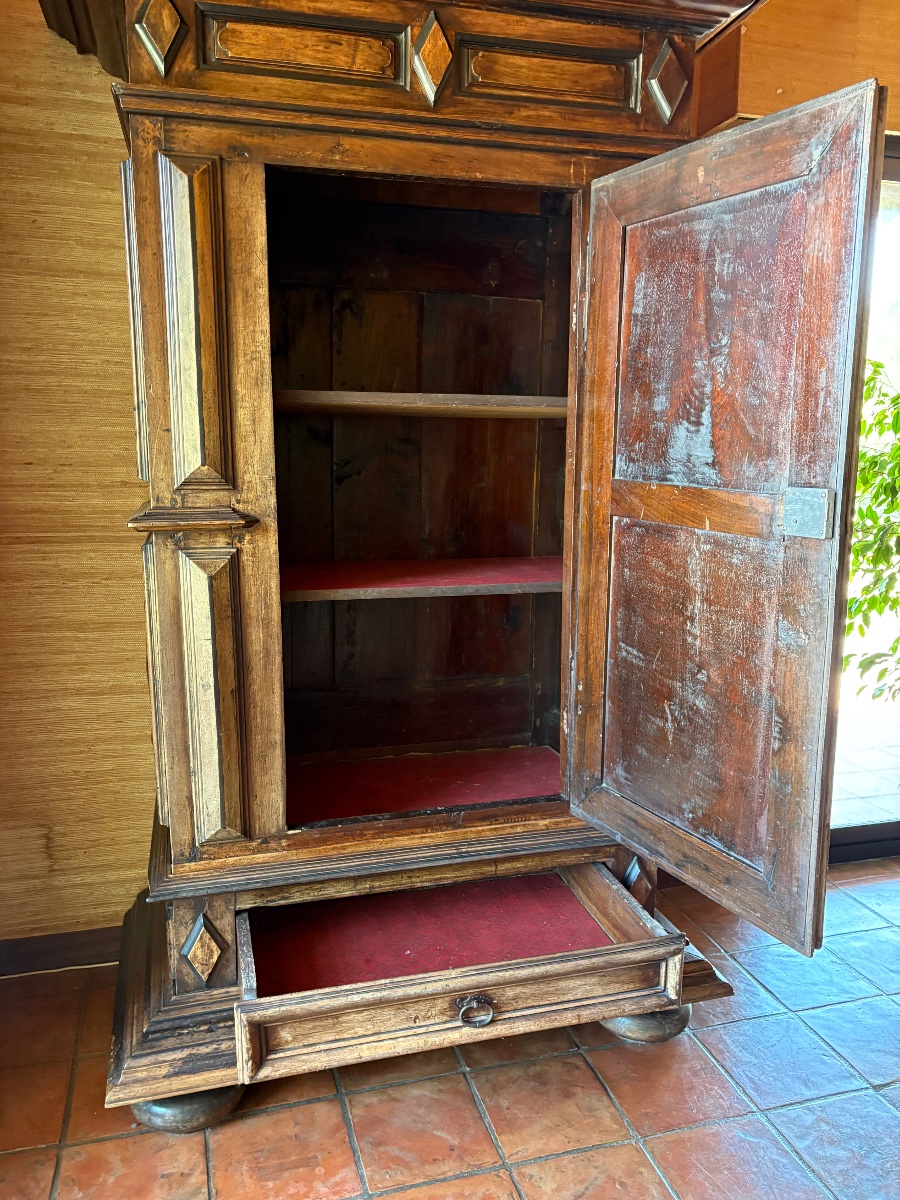 Sock-knitting Loom, Louis XIII Style, Made Of Walnut, 17th Century-photo-2
