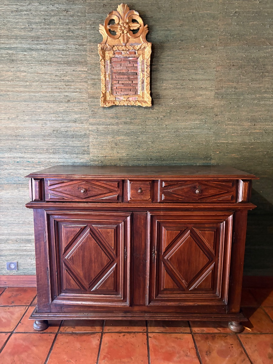 Louis XIII Sideboard, Made Of Walnut, Dating From The 17th Century-photo-7