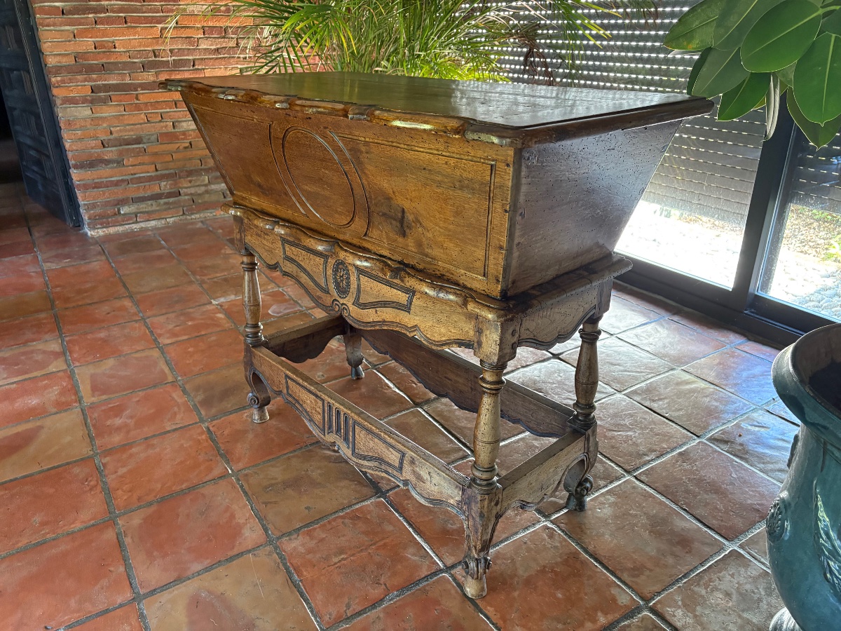 Pétrin provençale Louis XV en noyés d’époque XVIIIe siècle-photo-2