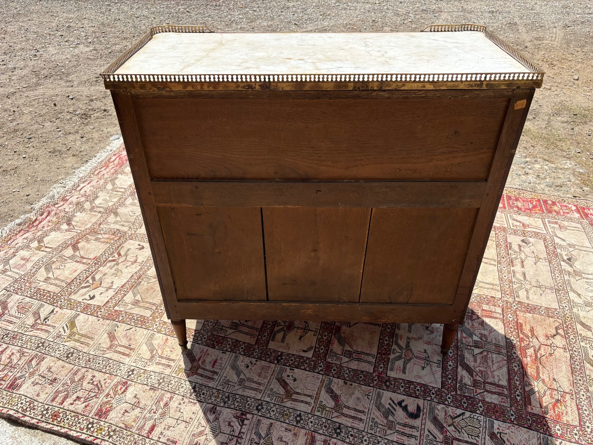 Commode Secrétaire, Louis XVI, en acajou d’époque XVIIIe siècle-photo-5