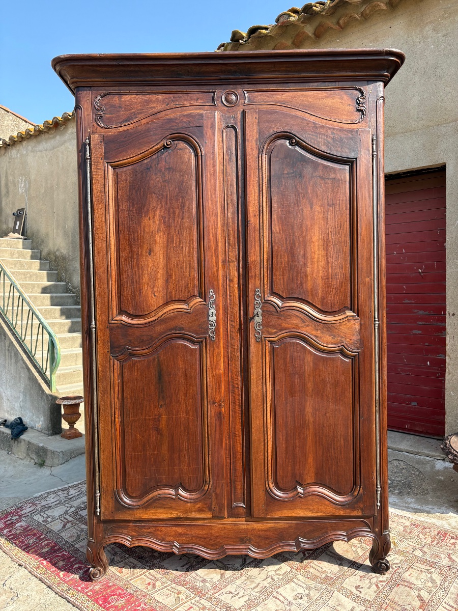 18th-century Provençal Louis XV Display Cabinet-photo-4