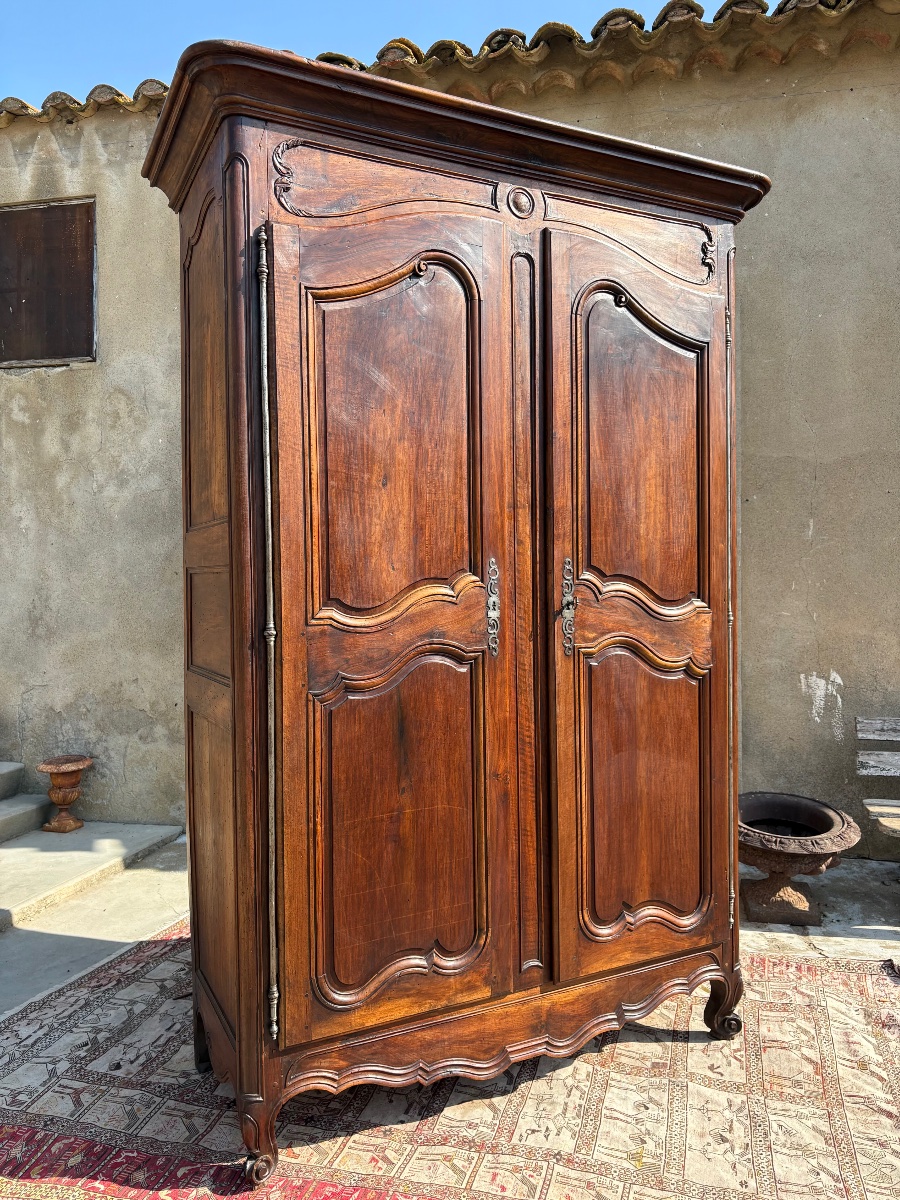 18th-century Provençal Louis XV Display Cabinet-photo-4