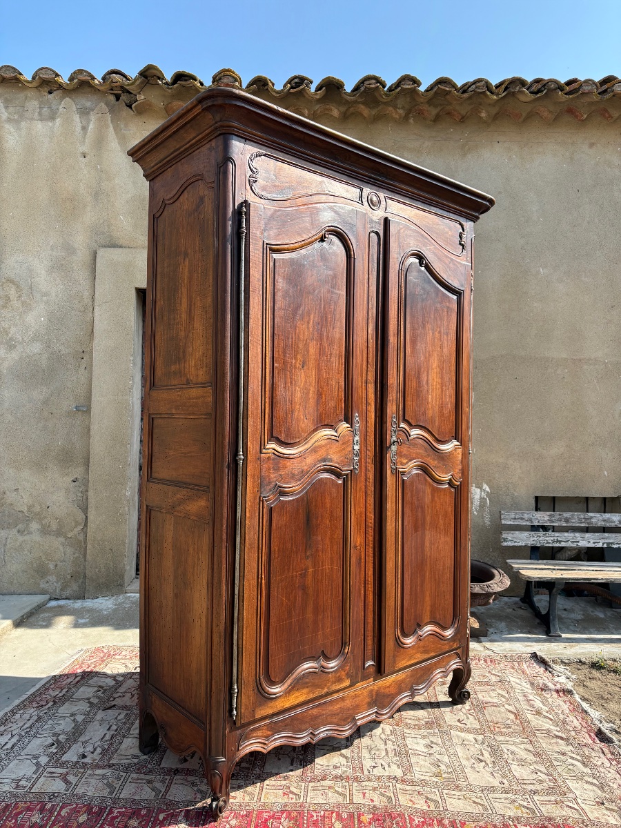 18th-century Provençal Louis XV Display Cabinet-photo-5