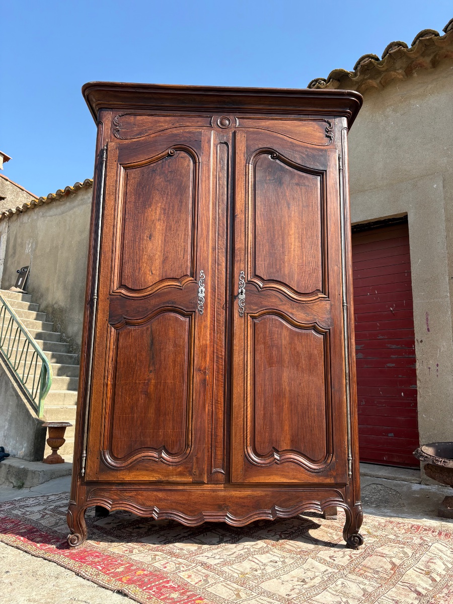 18th-century Provençal Louis XV Display Cabinet-photo-8