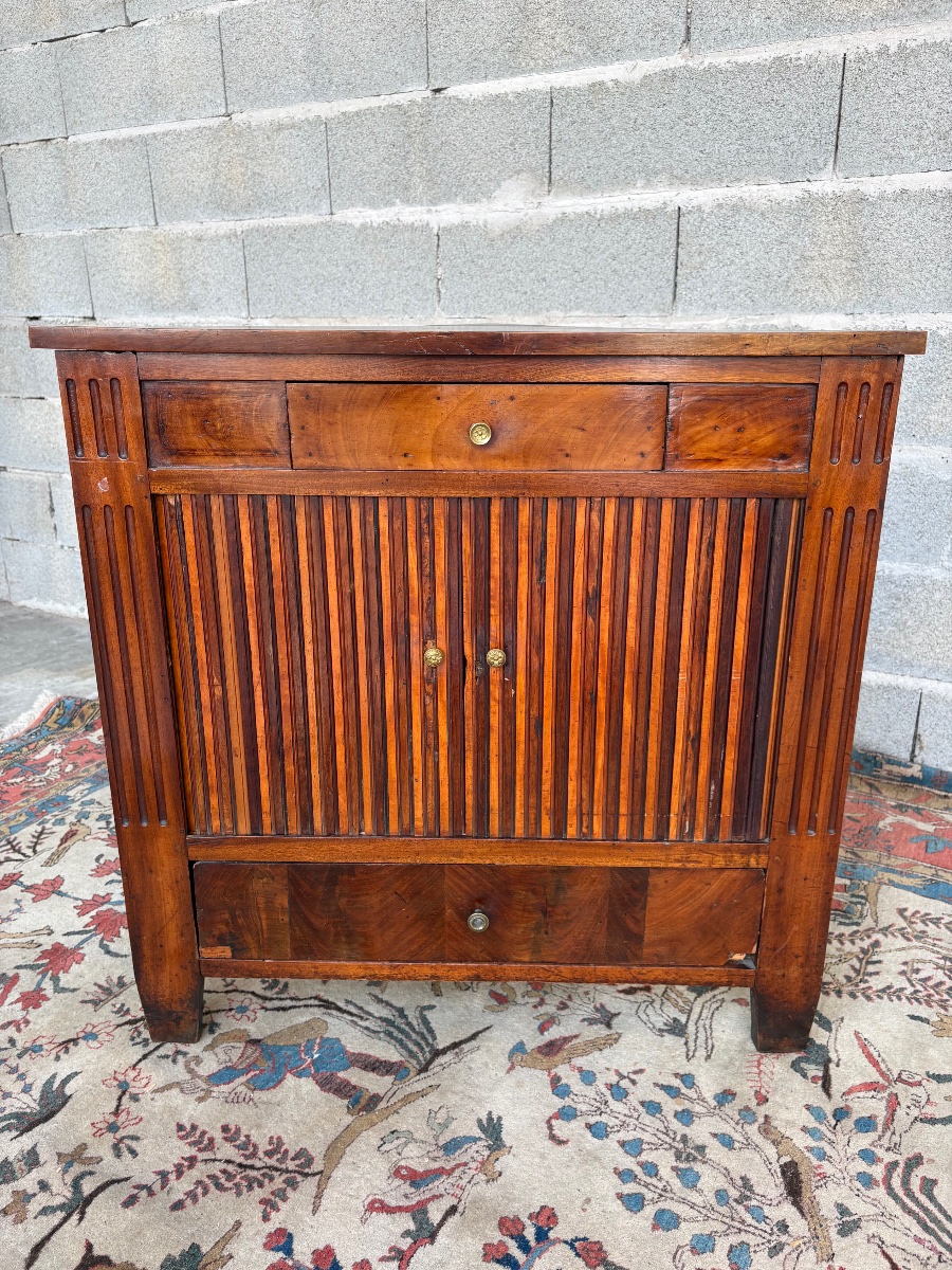 Encoignure, directoire en acajou, d’époqueXVIIIe siècle-photo-6