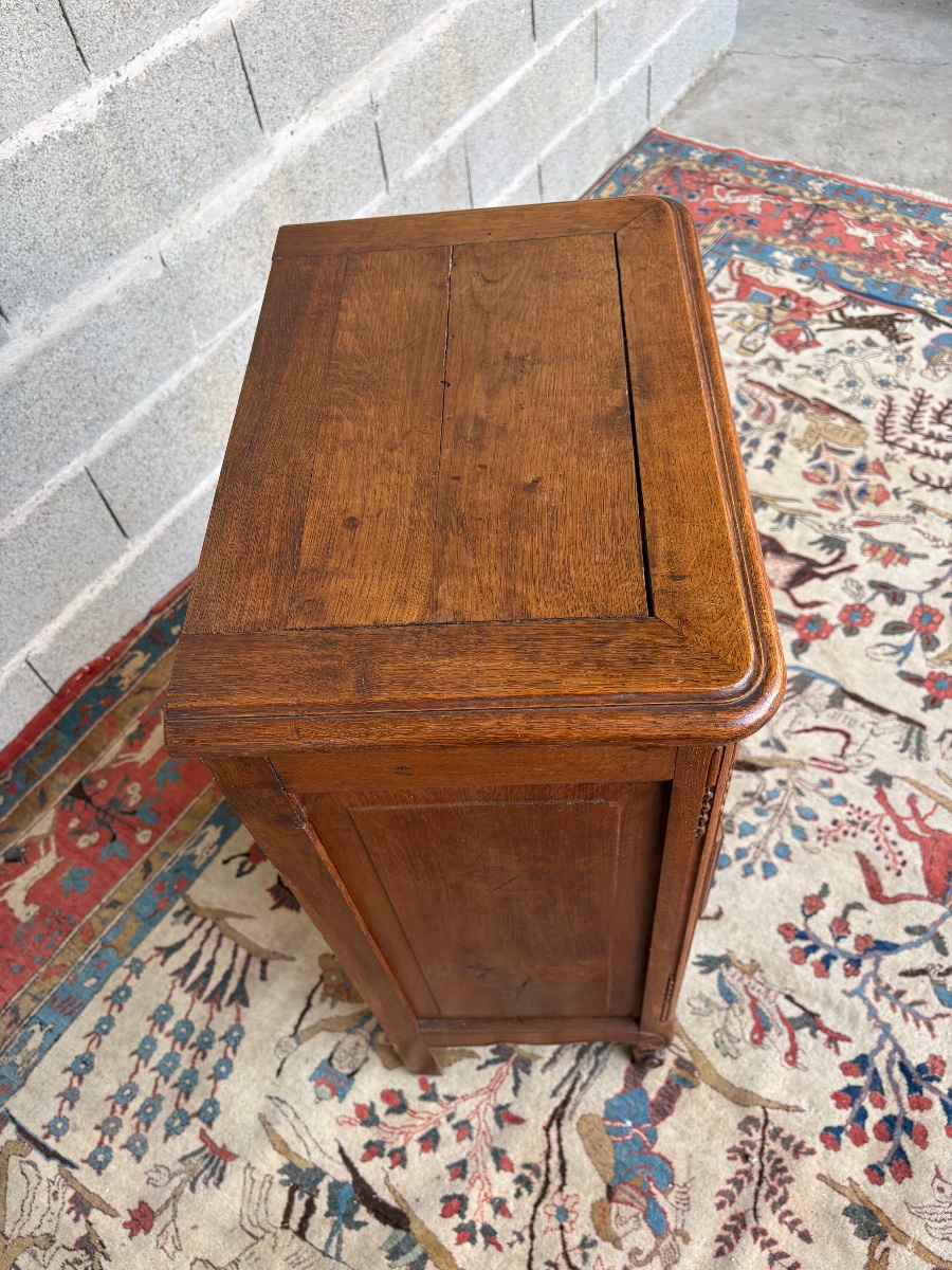 Commode, Louis XVI, en chêne d’époque XIXe siècle-photo-1