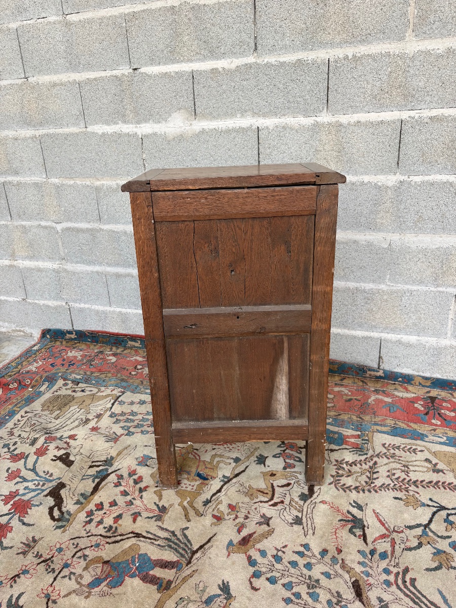 Commode, Louis XVI, en chêne d’époque XIXe siècle-photo-4