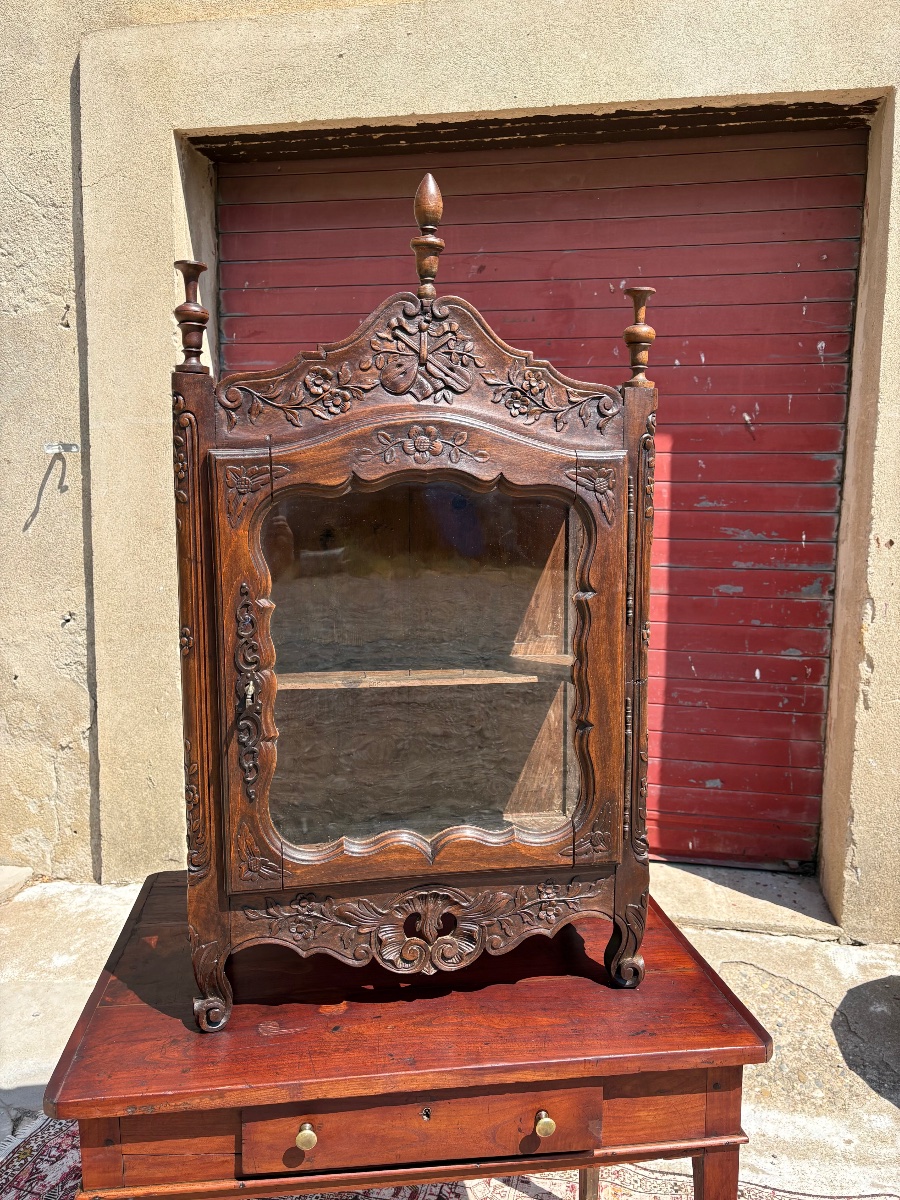 Vitrine verriot louis XV provençale XVIIIe siècle