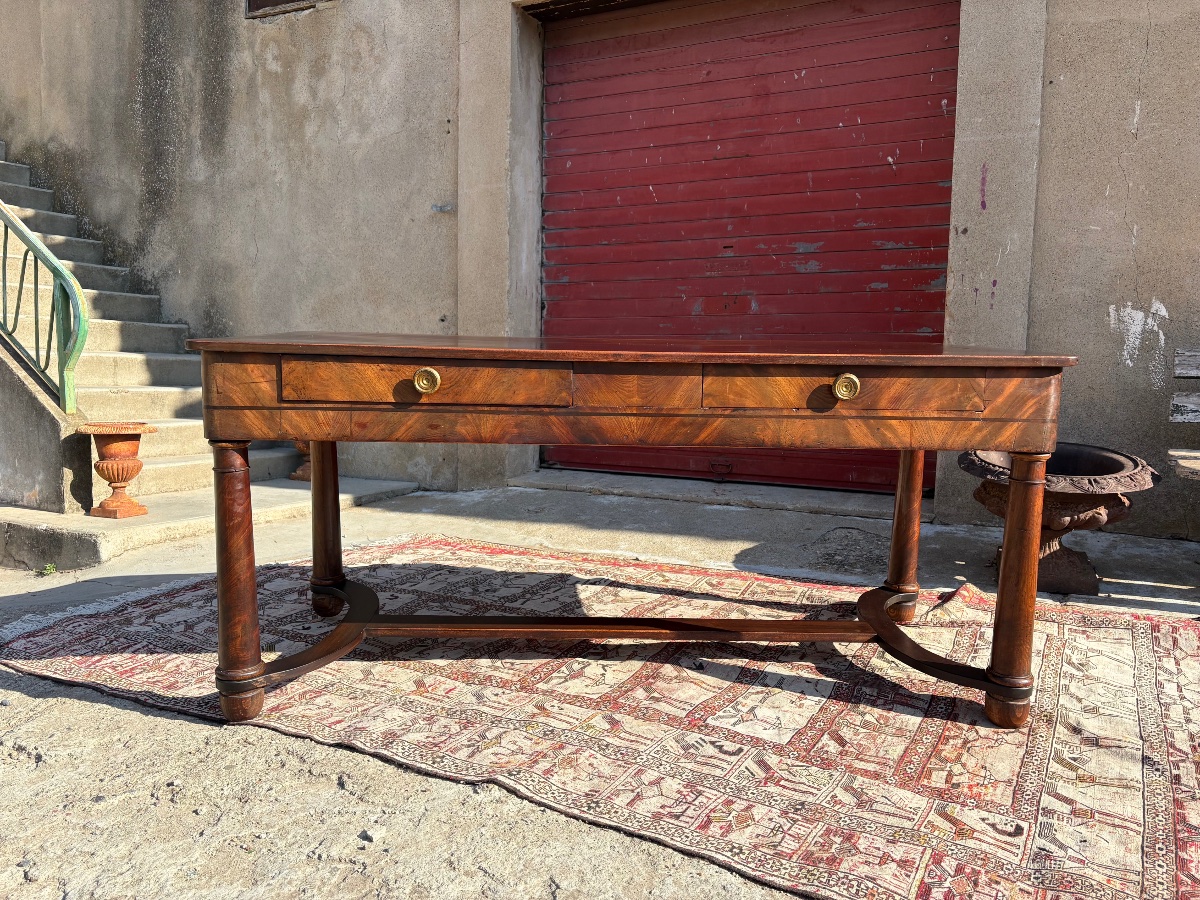 19th-century Mahogany Empire-style Desk