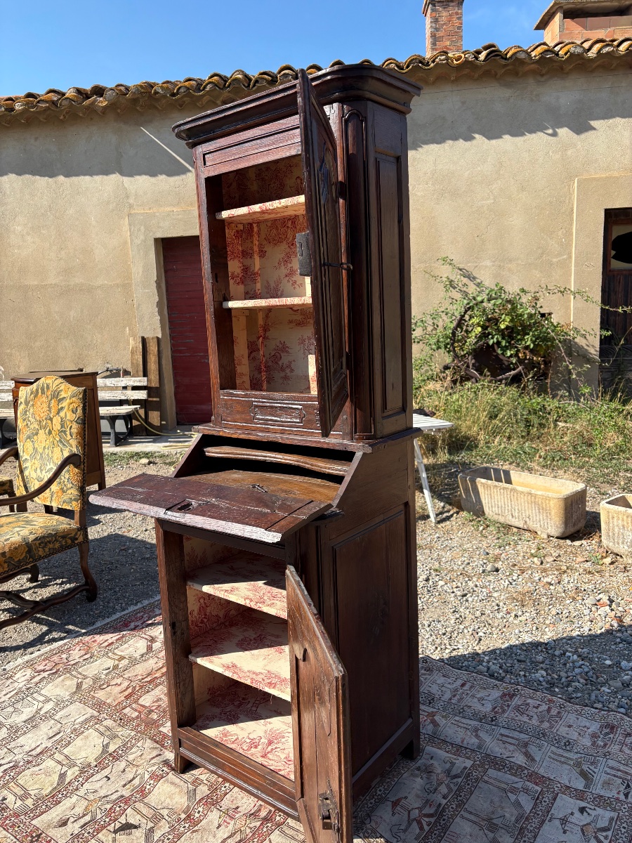 Sacristy Cabinet, Louis XIV Style, Made Of Solid Oak, 18th-century-photo-7