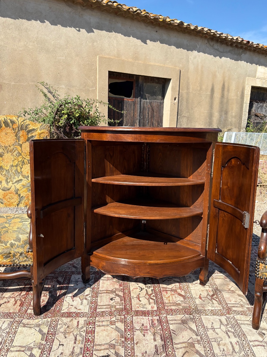 Encoignure de style, Louis XV, Galbée  circa 1920-photo-3