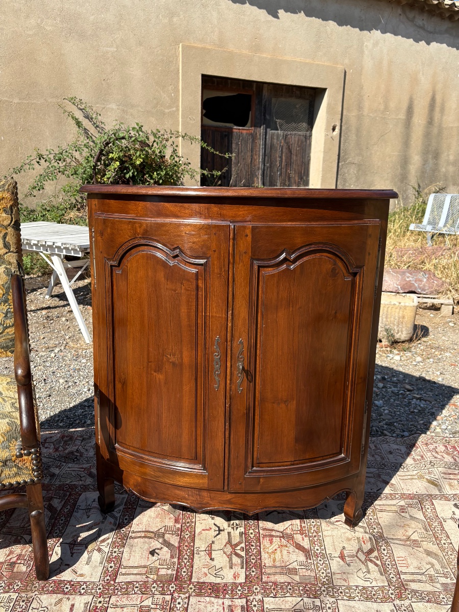 Encoignure de style, Louis XV, Galbée  circa 1920-photo-5