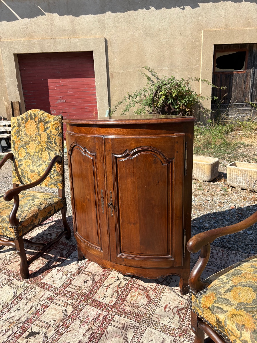 Encoignure de style, Louis XV, Galbée  circa 1920-photo-6