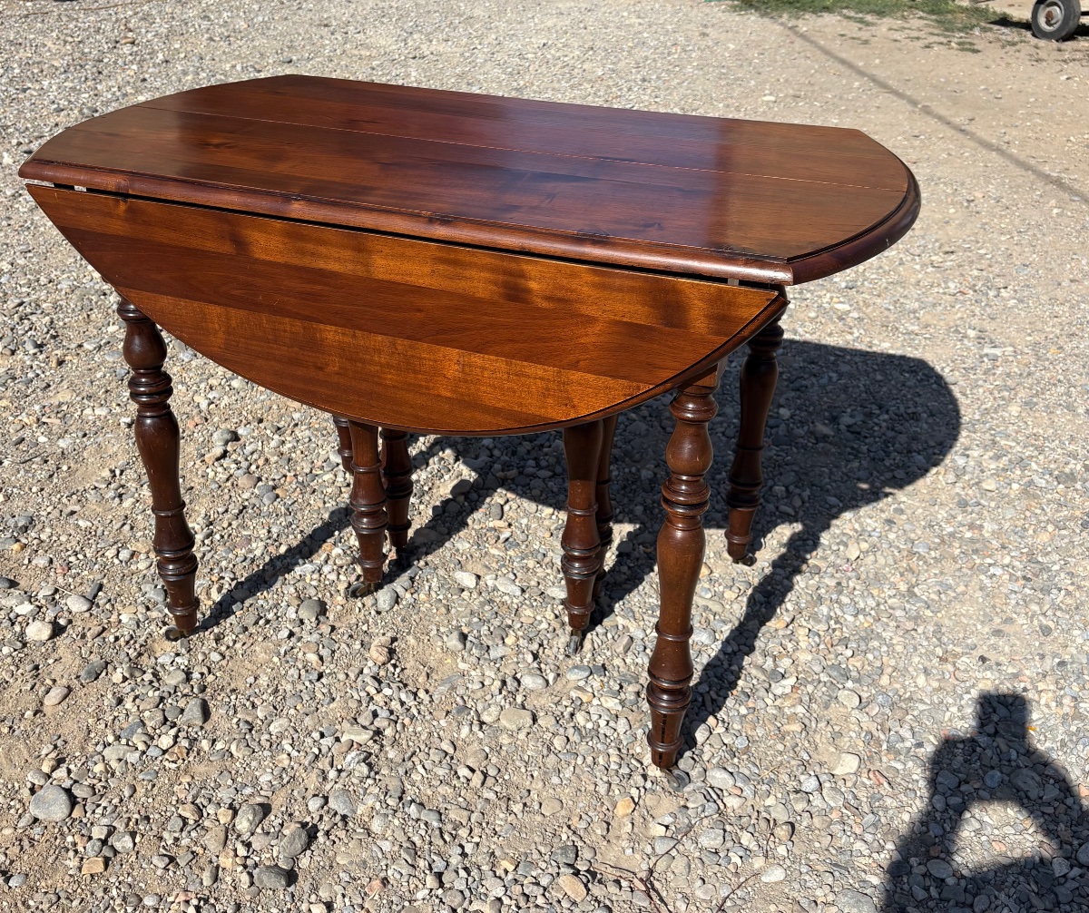 8-foot Mahogany Dining Table, Restored To Its Late 19th-century Appearance-photo-2