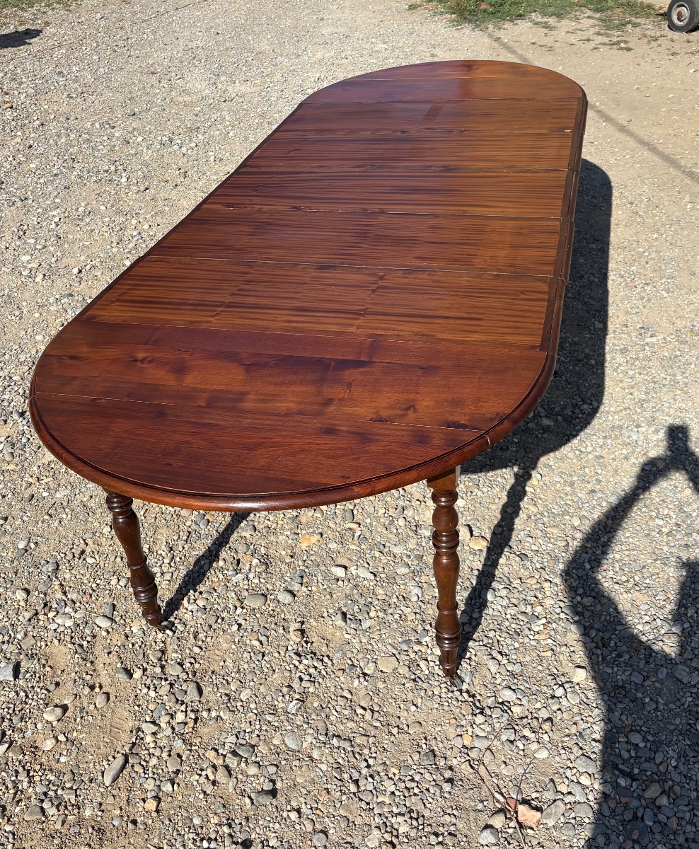8-foot Mahogany Dining Table, Restored To Its Late 19th-century Appearance-photo-3