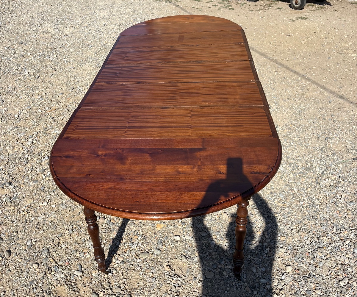 8-foot Mahogany Dining Table, Restored To Its Late 19th-century Appearance-photo-4