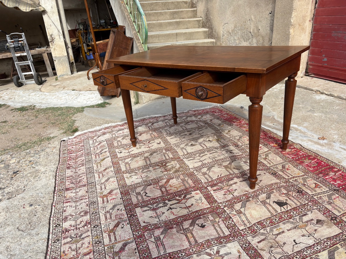Bureau en noyer de style, directoire, circa, 1900-photo-5