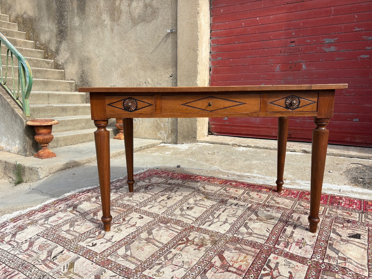 Bureau en noyer de style, directoire, circa, 1900-photo-7