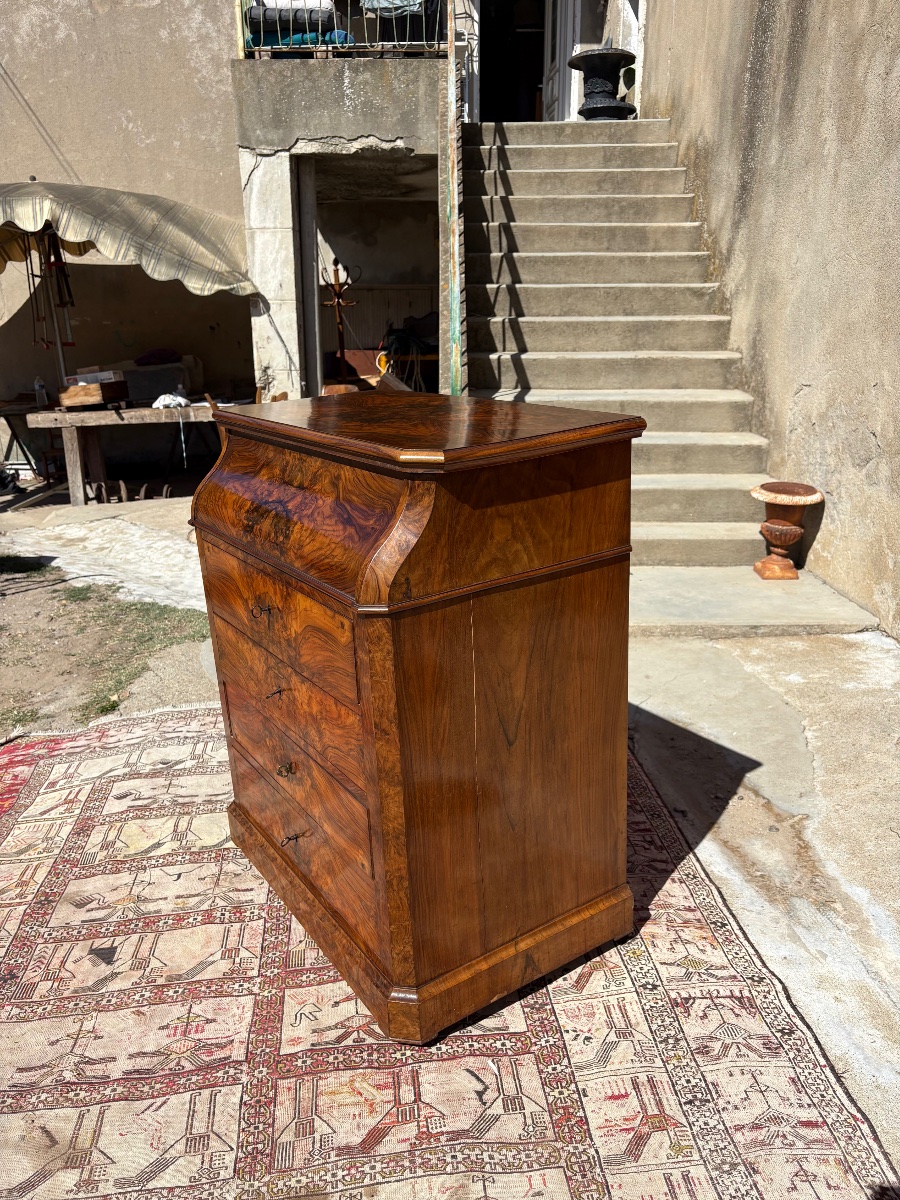Restored 19th-century Walnut-style Dressing Table-photo-3