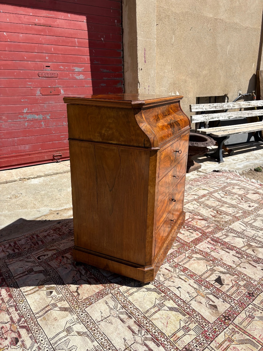 Restored 19th-century Walnut-style Dressing Table-photo-7