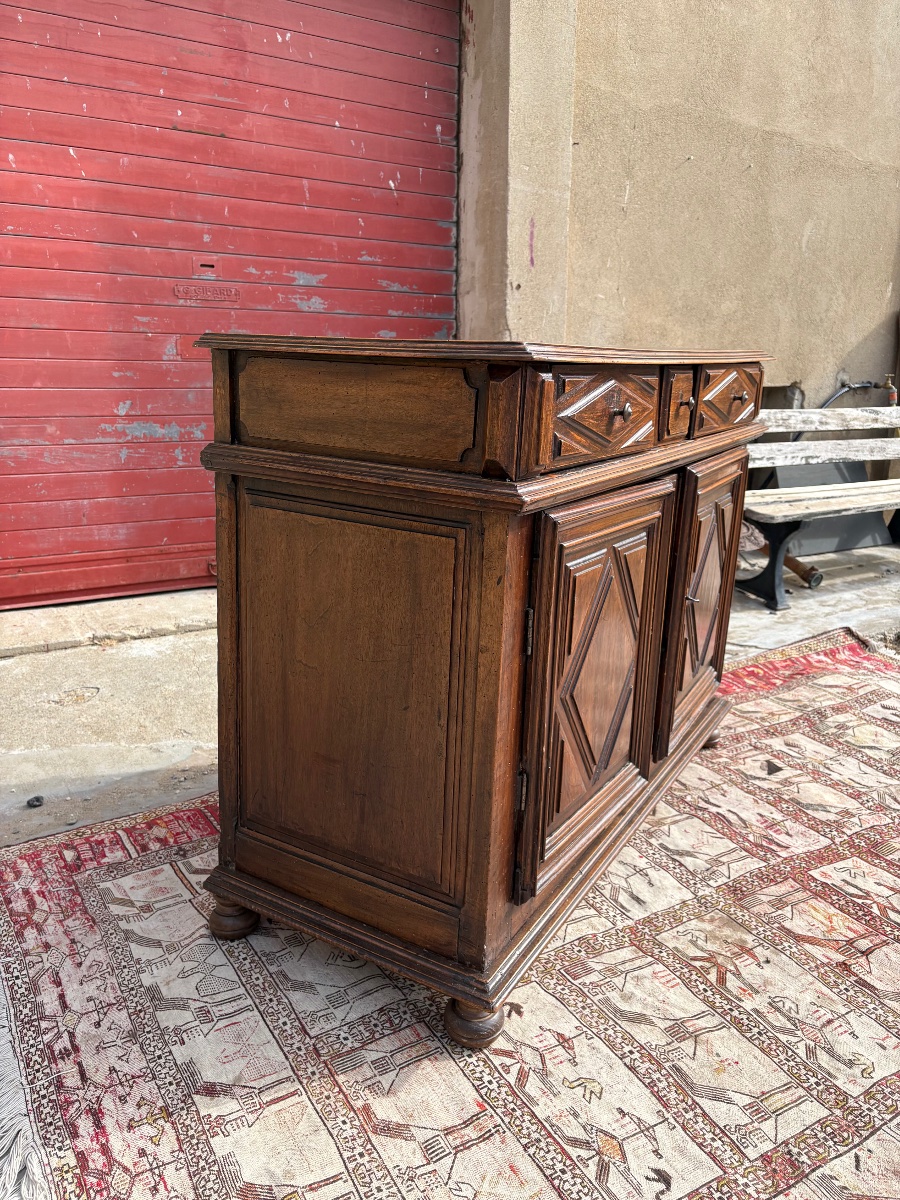 Louis XIII Sideboard, Made Of Walnut, 17th-century-photo-2
