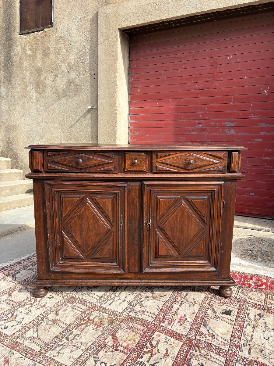 Louis XIII Sideboard, Made Of Walnut, 17th-century