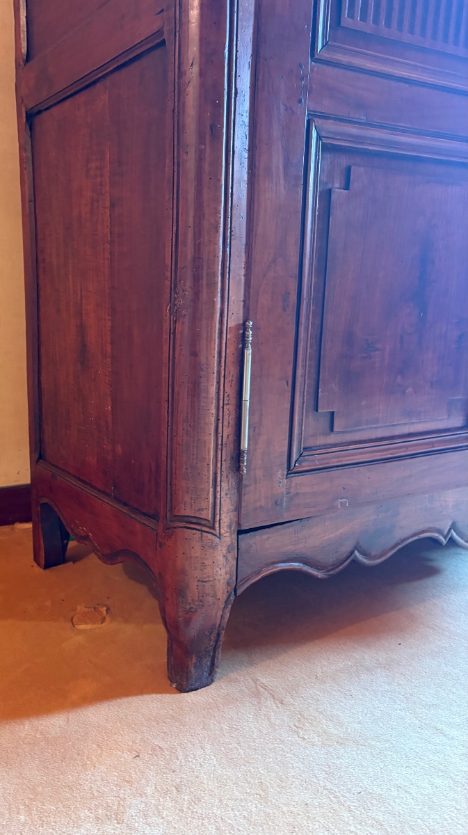 Armoire, transition Louis XV, Louis XVI, d’époque XVIIIe siècle-photo-2