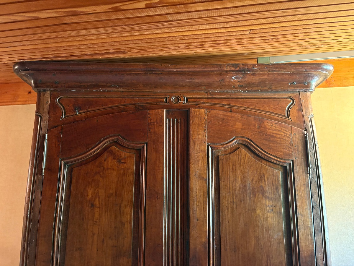 Armoire, transition Louis XV, Louis XVI, d’époque XVIIIe siècle-photo-3