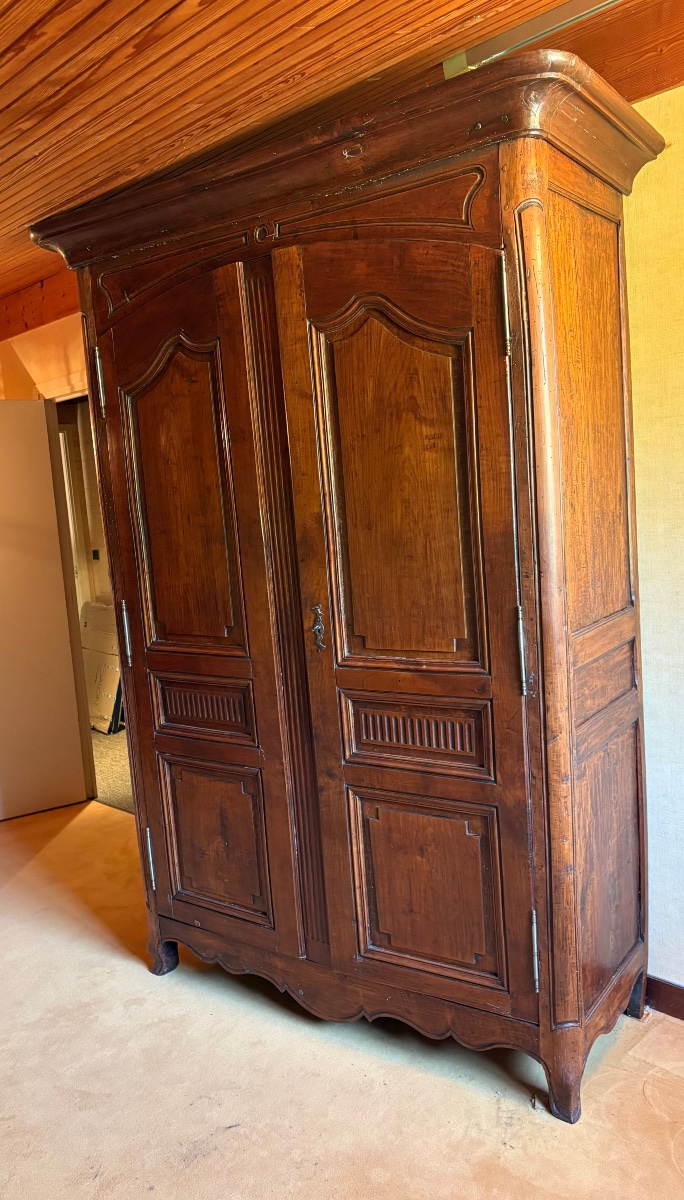 Armoire, transition Louis XV, Louis XVI, d’époque XVIIIe siècle-photo-5