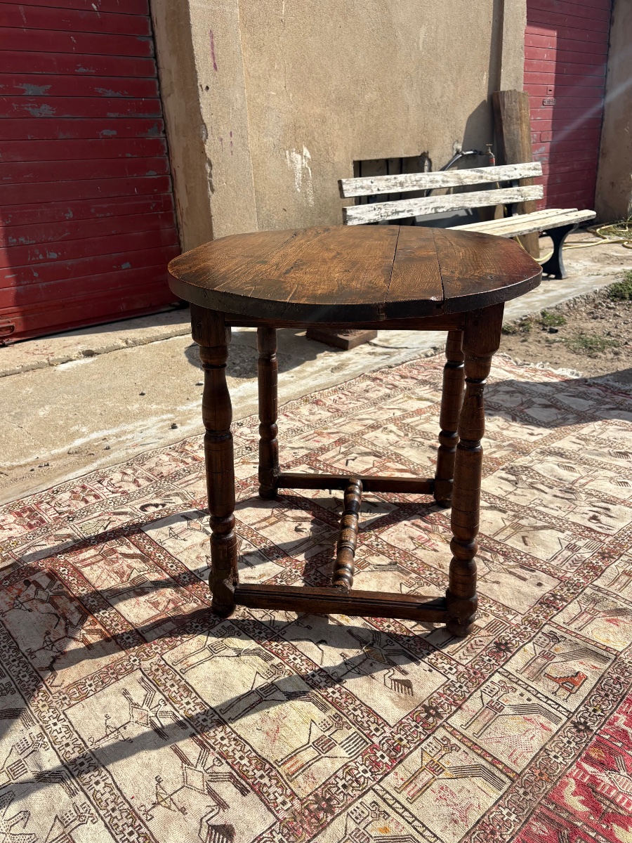 Table, de milieu, Louis XIII, en noyer époque XVIIe siècle-photo-6
