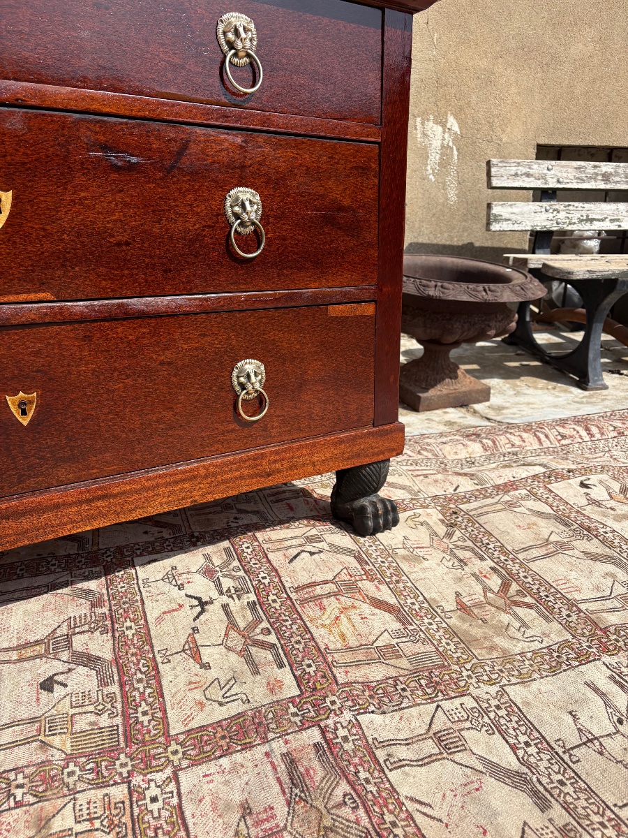 Commode, empire, en acajou, époque XIXe siècle-photo-1