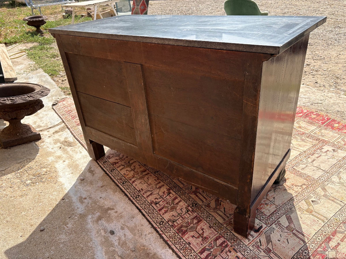 Commode, empire, en acajou, époque XIXe siècle-photo-6