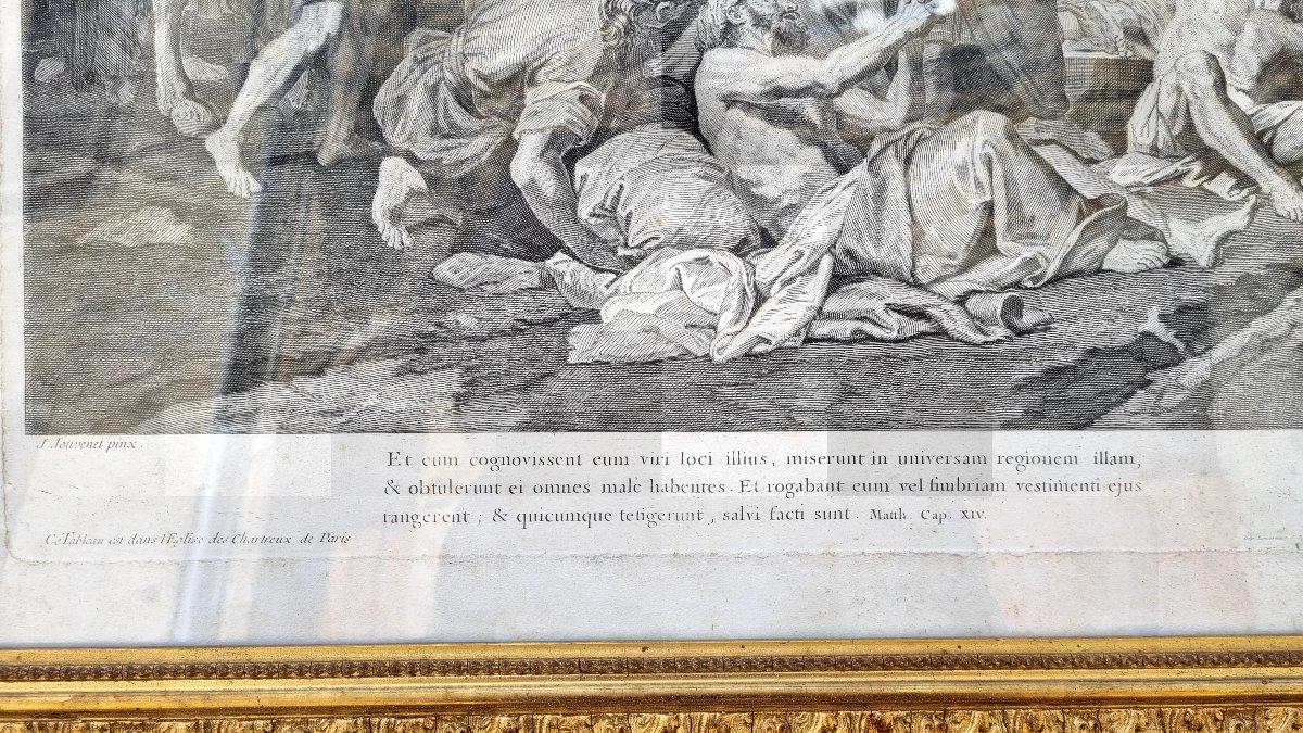 An 18th-century Engraving Depicting Christ Healing The Sick -photo-2