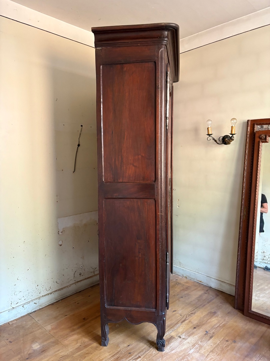 Armoire, provençale, Louis XV, en noyer d’époque XVIIIe siècle-photo-3