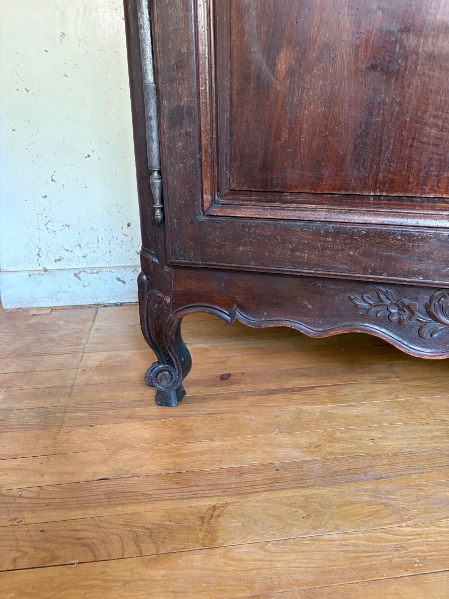 Armoire, provençale, Louis XV, en noyer d’époque XVIIIe siècle-photo-4
