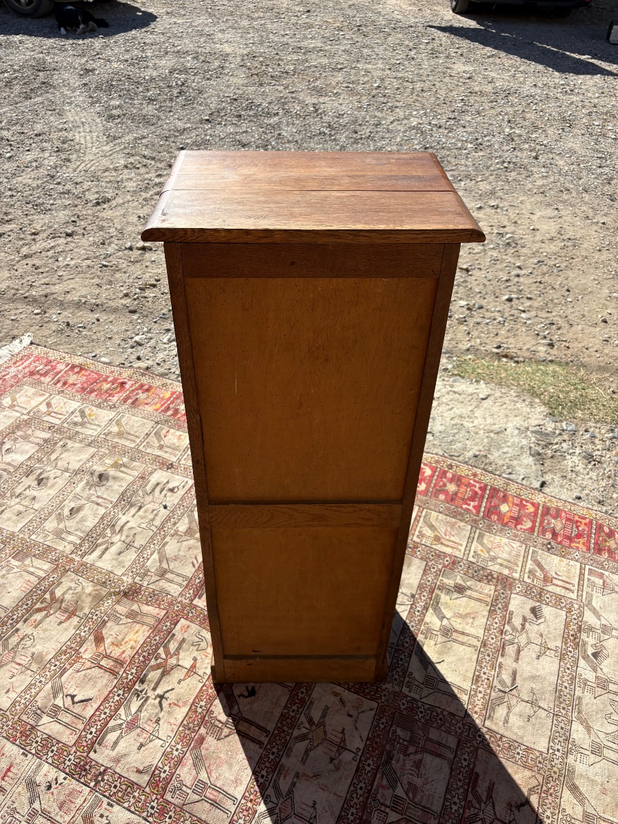 Oak Roll-top Desk, Circa 1900-photo-2