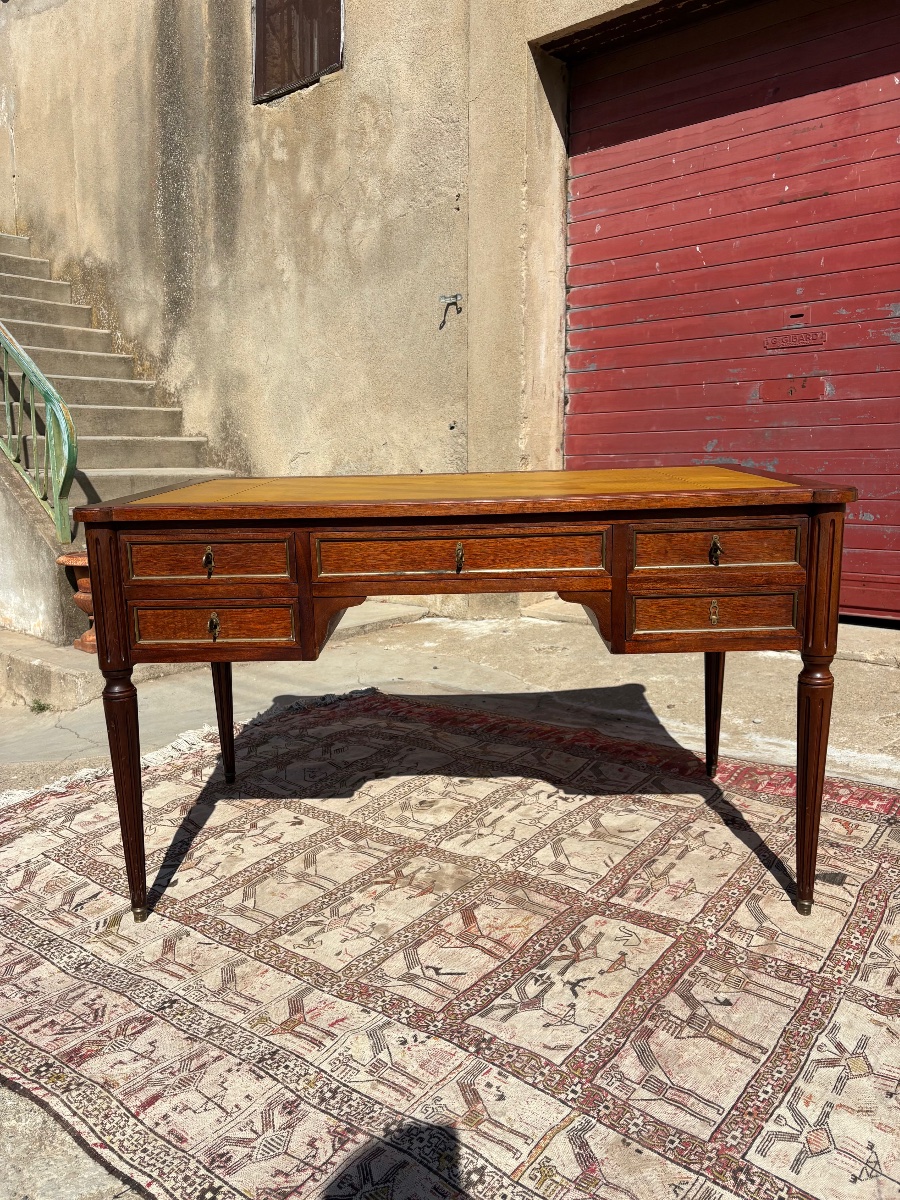 Louis XVI-style Double-sided Desk, Period Style, 1900