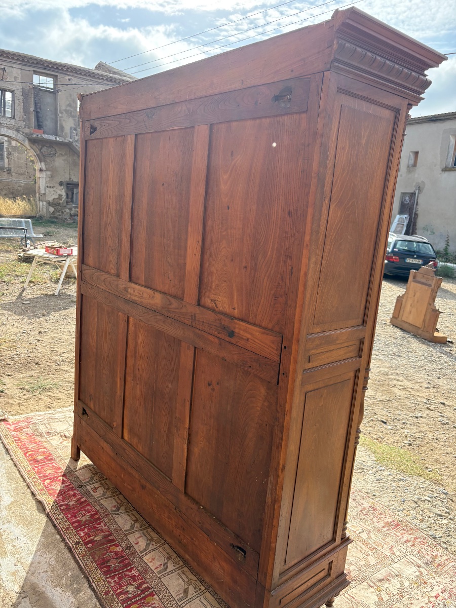 Bookcase, Walnut Display Cabinet, Napoleon III Style, 19th Century-photo-4