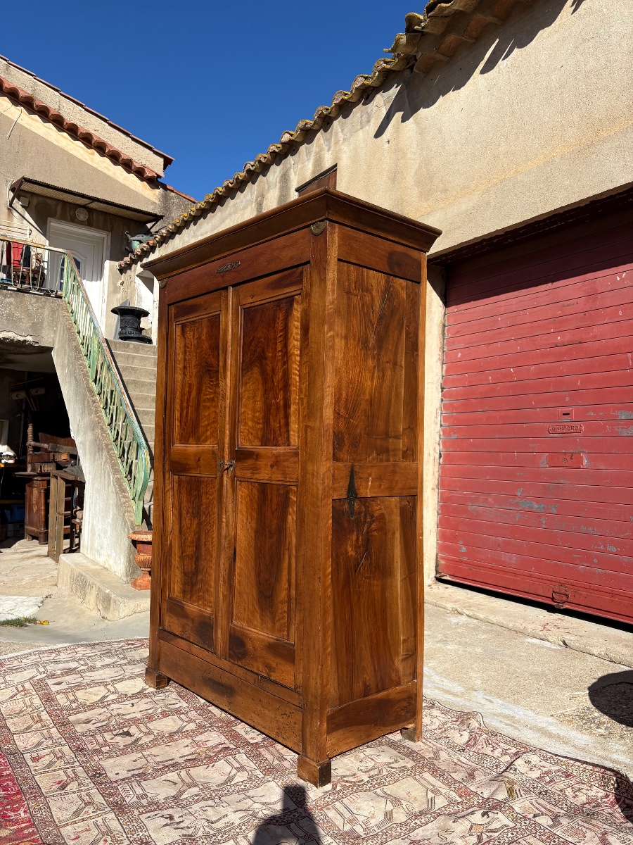 18th-century Walnut Cabinet, Directoire Style-photo-3