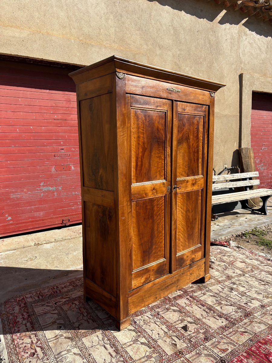 18th-century Walnut Cabinet, Directoire Style-photo-1