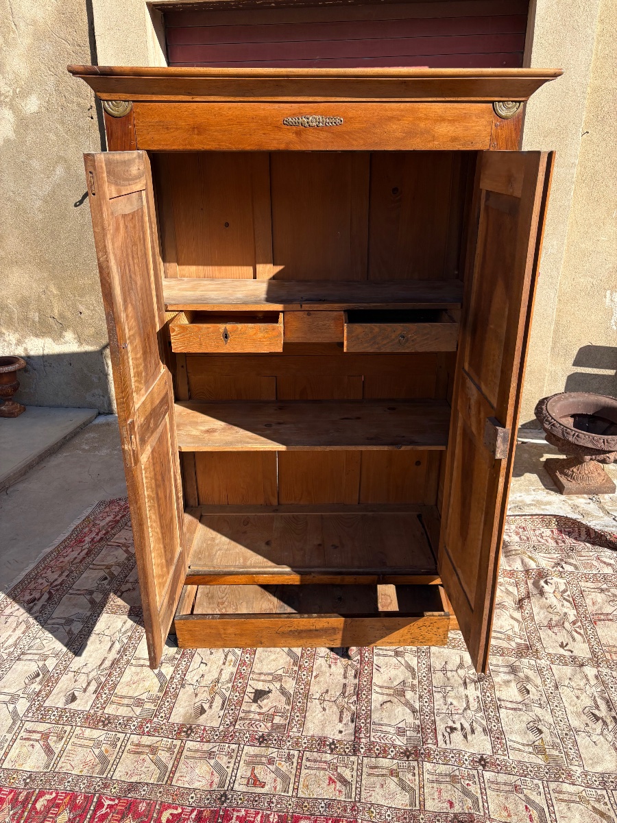 18th-century Walnut Cabinet, Directoire Style-photo-2