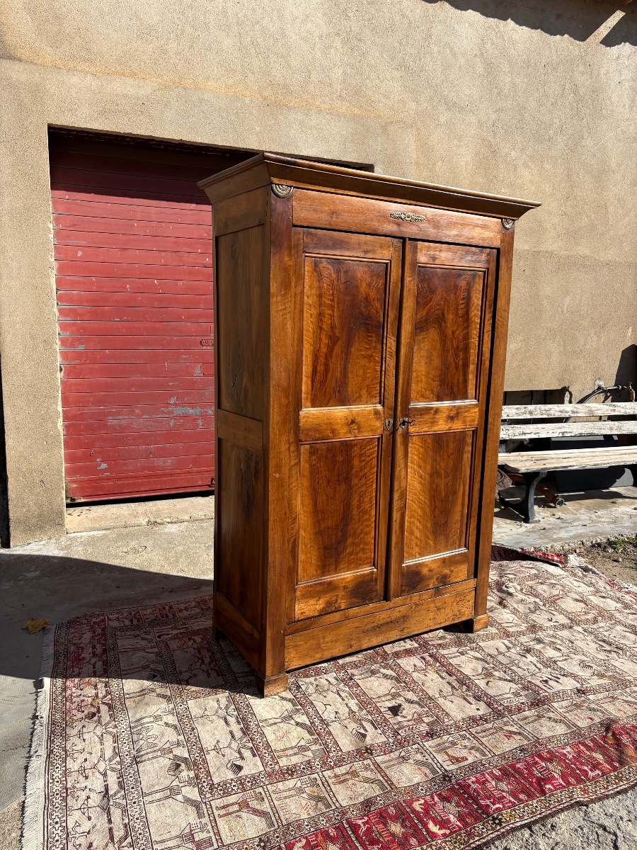 18th-century Walnut Cabinet, Directoire Style-photo-4
