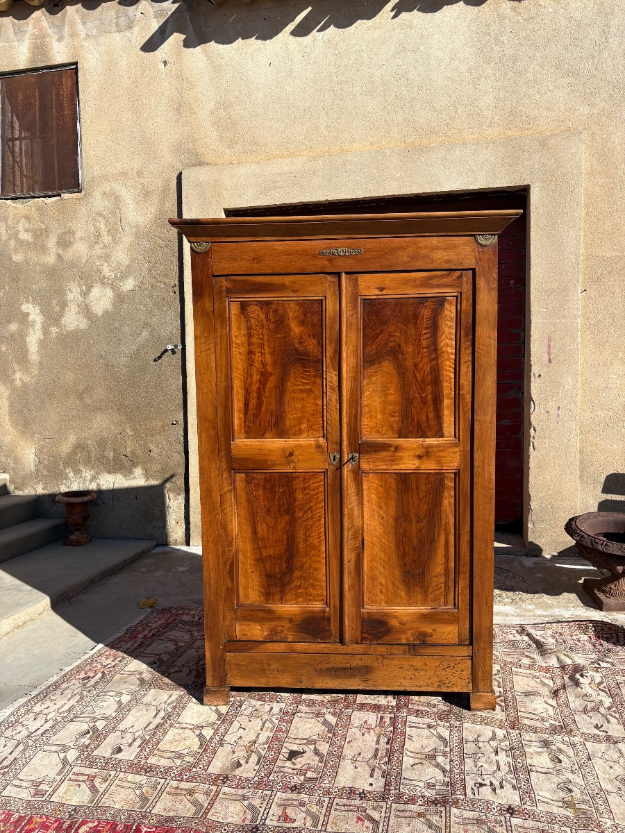 18th-century Walnut Cabinet, Directoire Style-photo-5