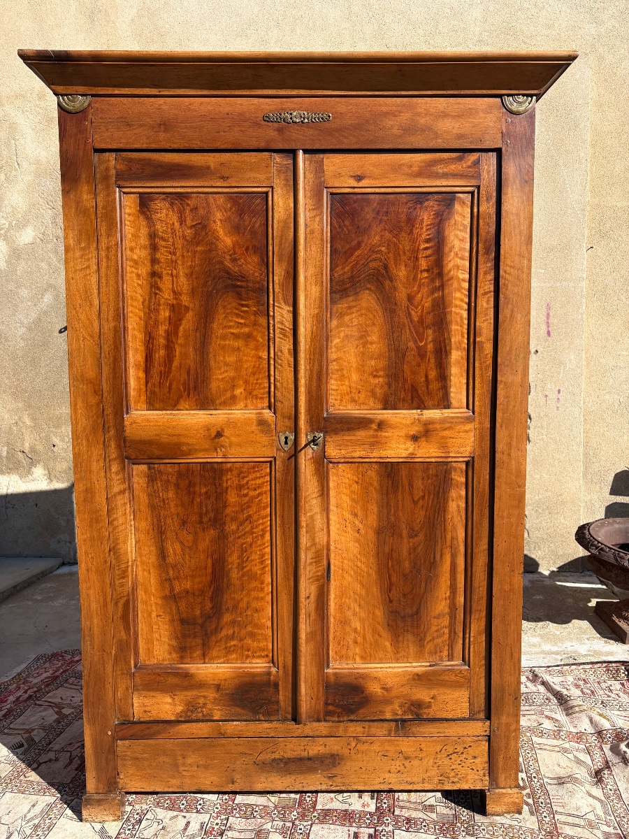 18th-century Walnut Cabinet, Directoire Style-photo-6