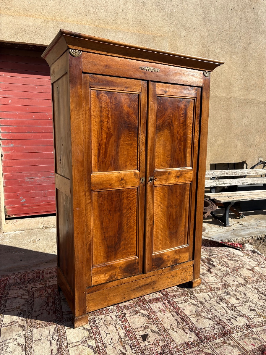 18th-century Walnut Cabinet, Directoire Style-photo-7