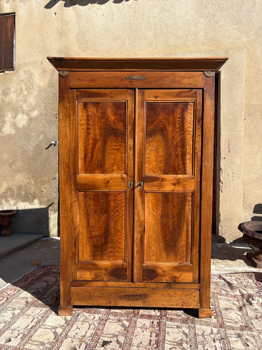 18th-century Walnut Cabinet, Directoire Style
