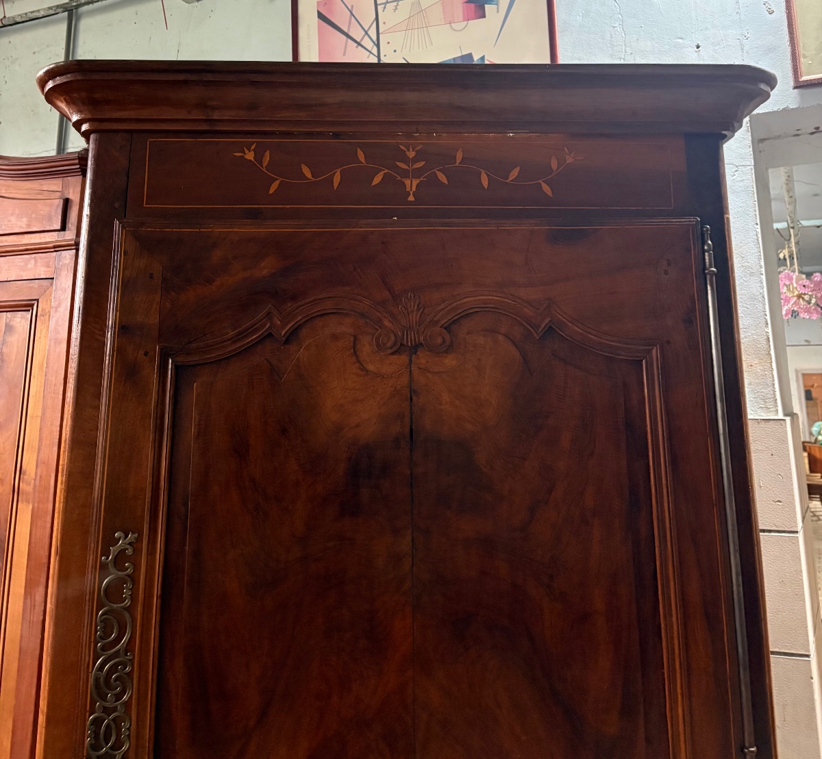 Bonnetière, Louis, XV en noyer, d’époque XVIIIe siècle-photo-3