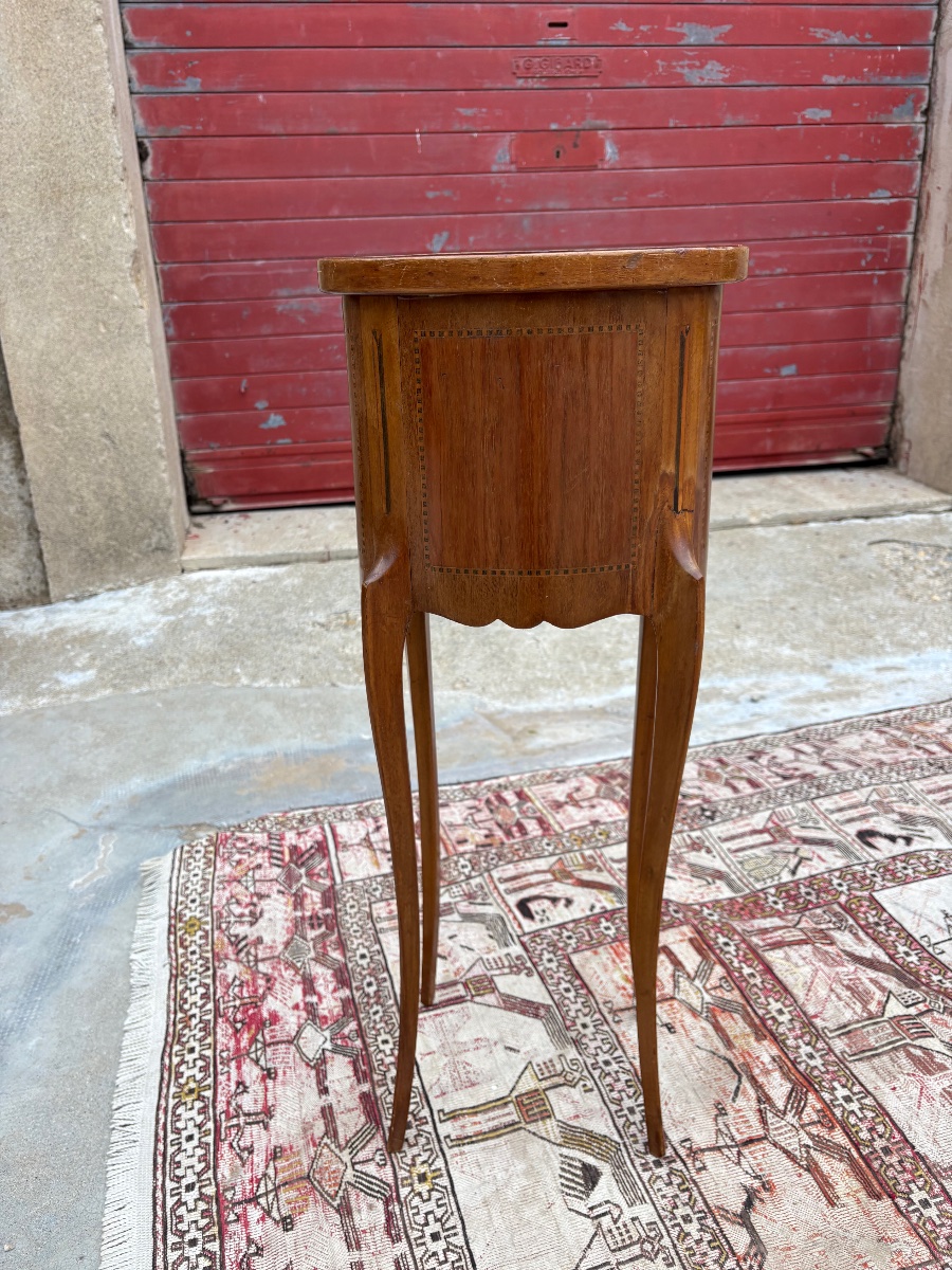 Petite table d’appoint de style Louis XV, d’époque XIXe siècle-photo-5